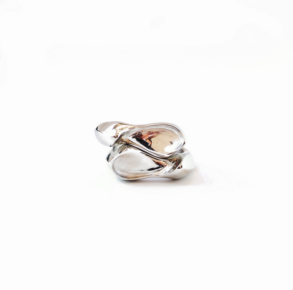 High Tide Ring Set - Silver